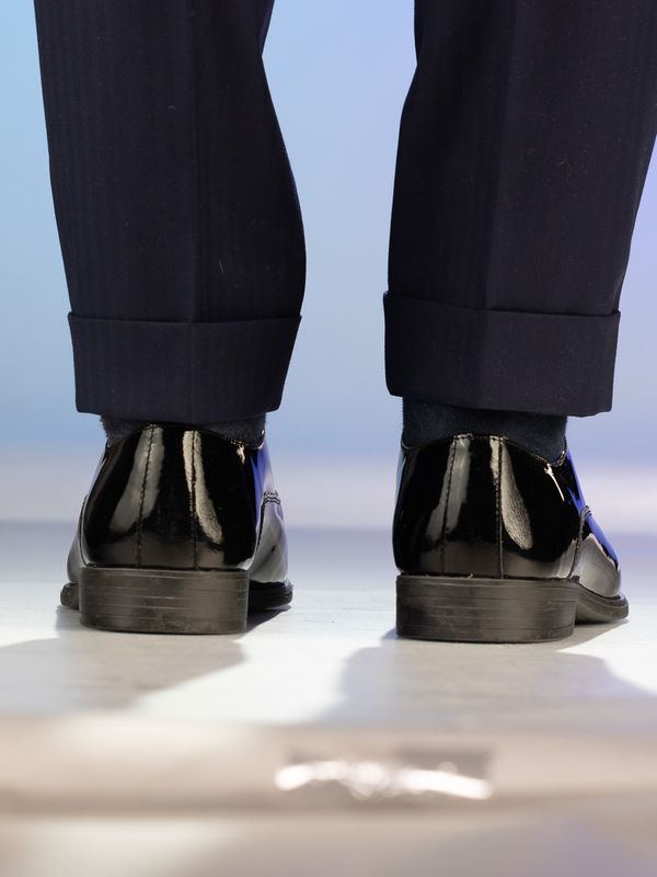 BERGAMO Lack Shoes Black 
