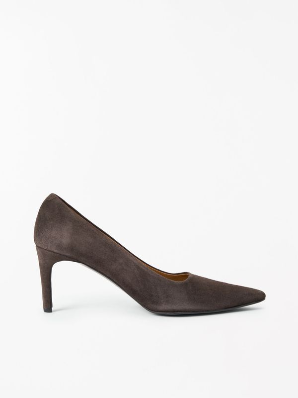 CLINIALA Pumps Suede Dark Brown 