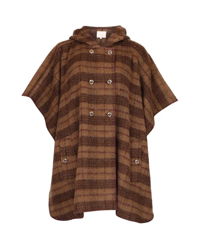 Tailored Cape Autumn Checks 