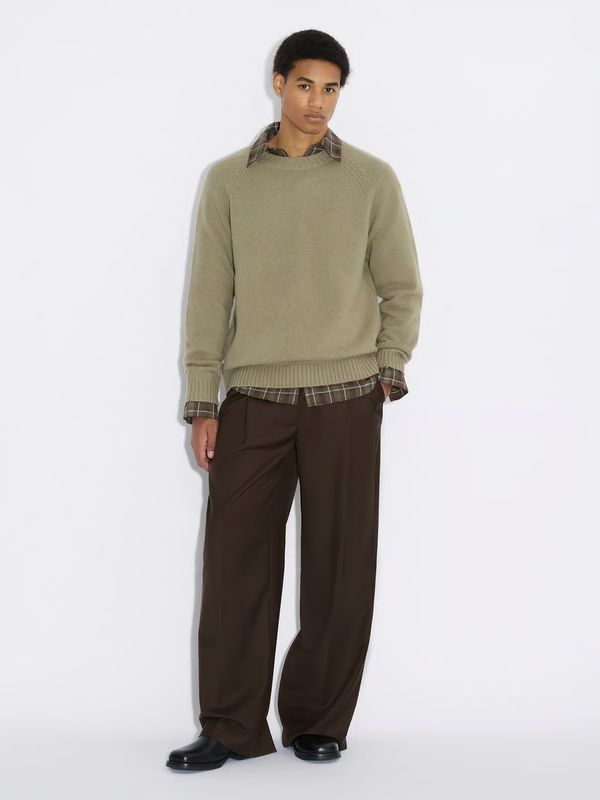 Wool Crew Green 