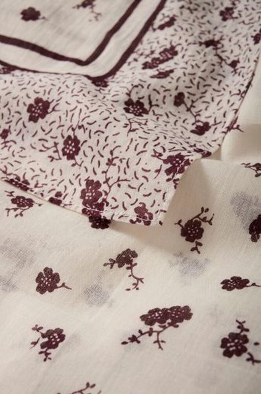 PhiPW Scarf Fig Fragile Print