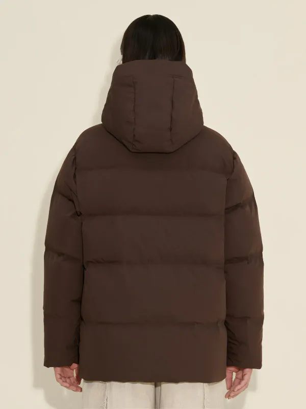 BESSEGGEN DOWN JACKET DK. Brown