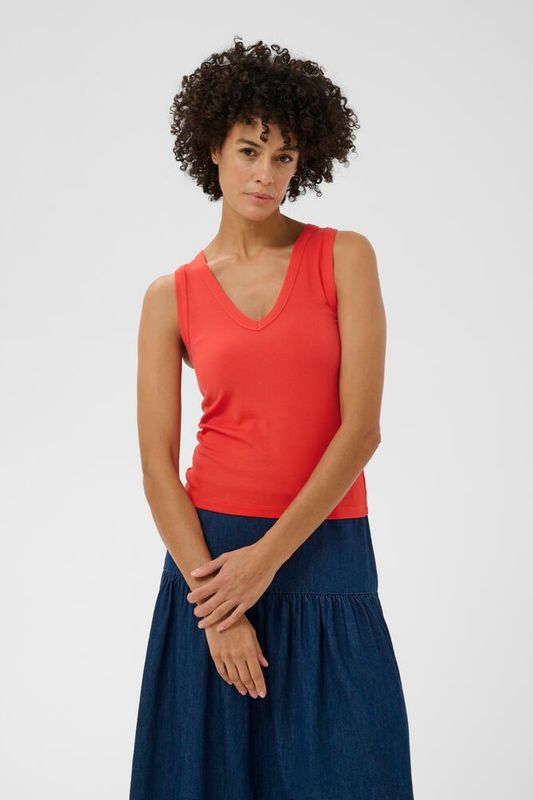 Nikkia Top Poppy Red