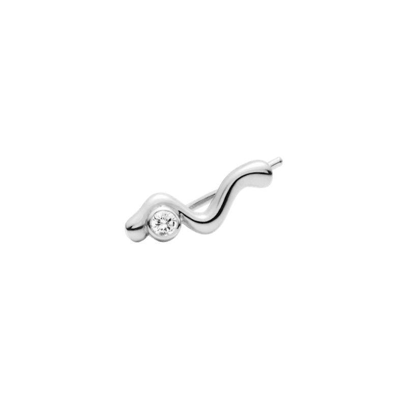 Nora Crawler Earring Silver 