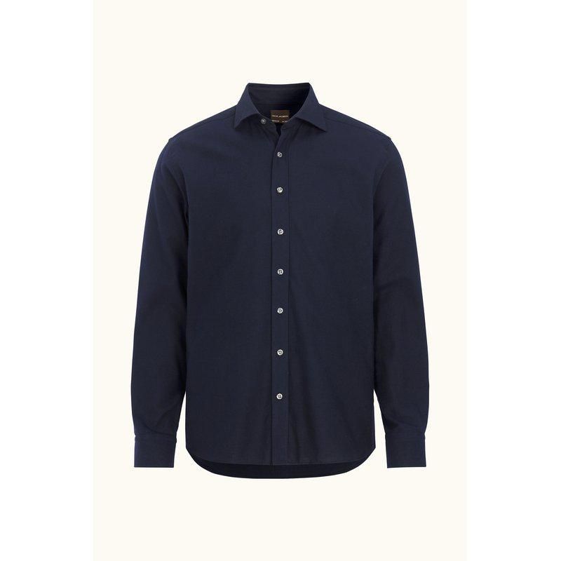 FLANNEL Shirt Brushed Navy 