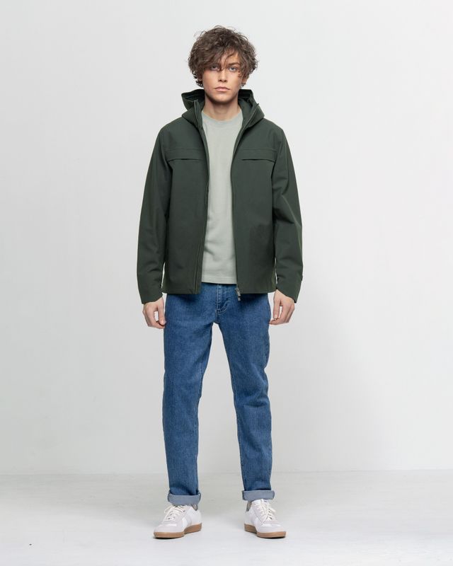PETER Jacket Dk Bottle Green 