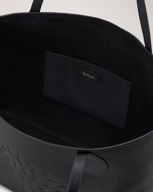 TREE Tote Black Heavy Grain