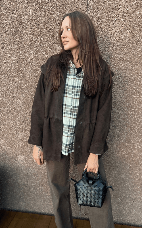 Joan Flannel Shirt Green Check 
