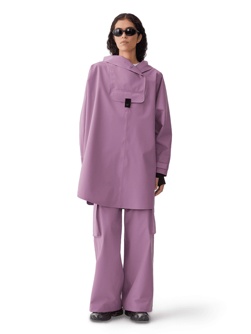 Hovedbilde BERGEN Poncho Mossy Violet