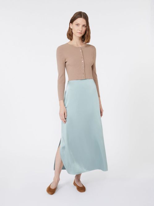 Hovedbilde ANGELO Satin Calf-Length ...