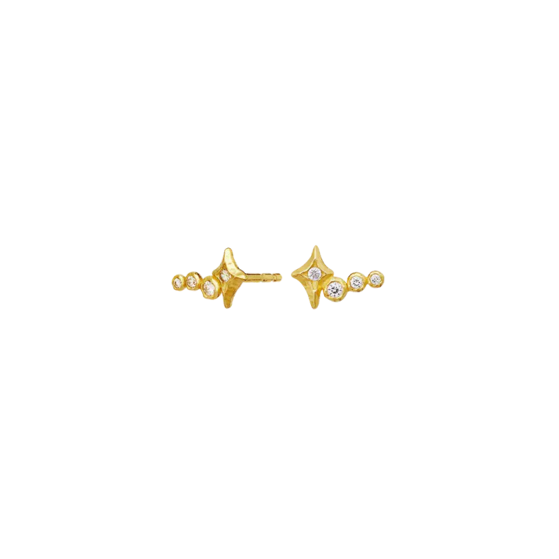 MINNA Øredobber Gull