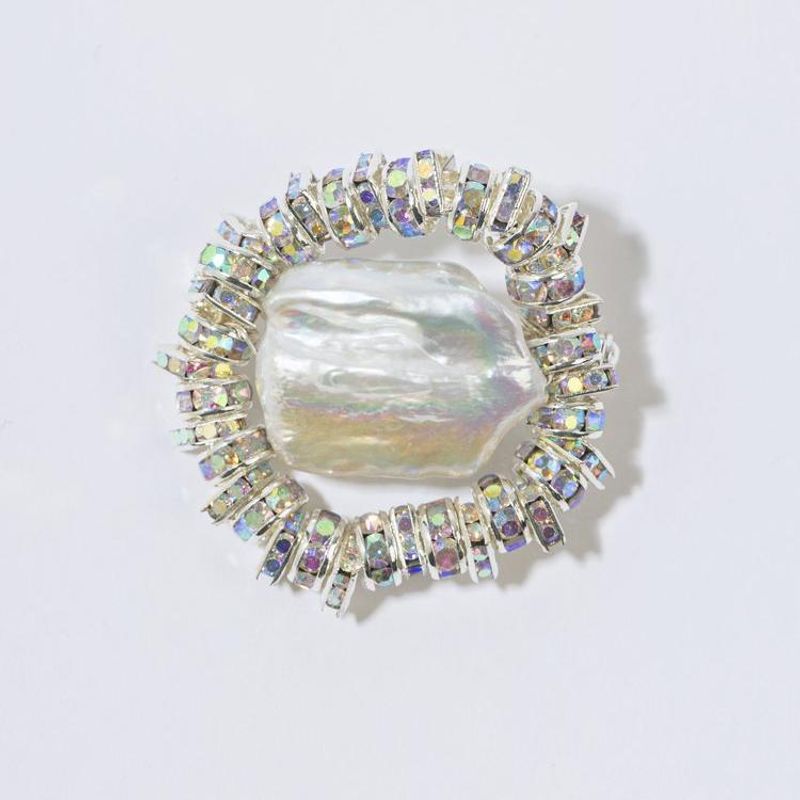 MINI PARIS Brooch Silver