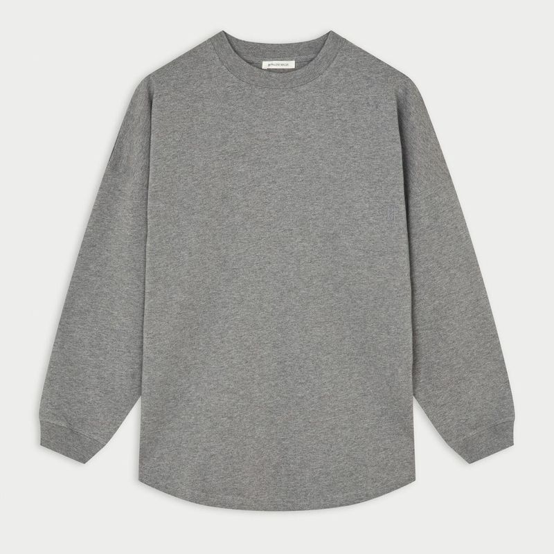 CARALA Organic Cotton Sweatshirt Grey Melange
