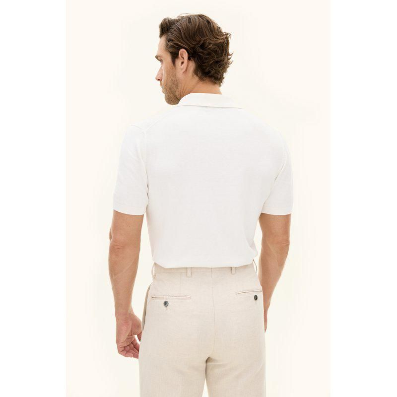 BARTO Stripe Poloshirt Snow White 