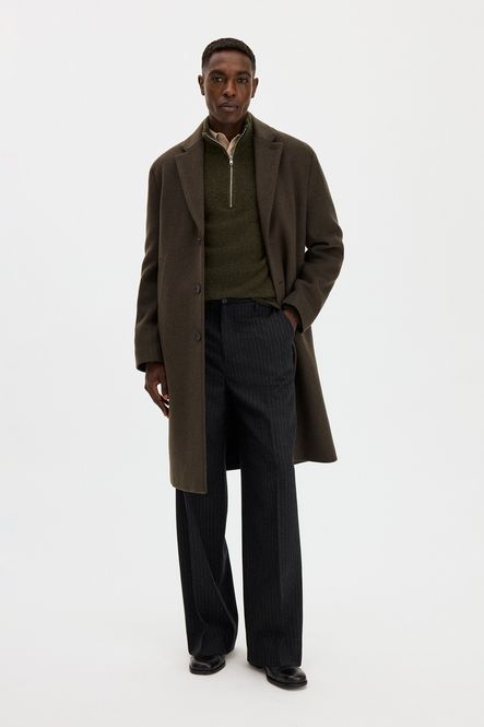 Hovedbilde London Coat Dark Moss Green 