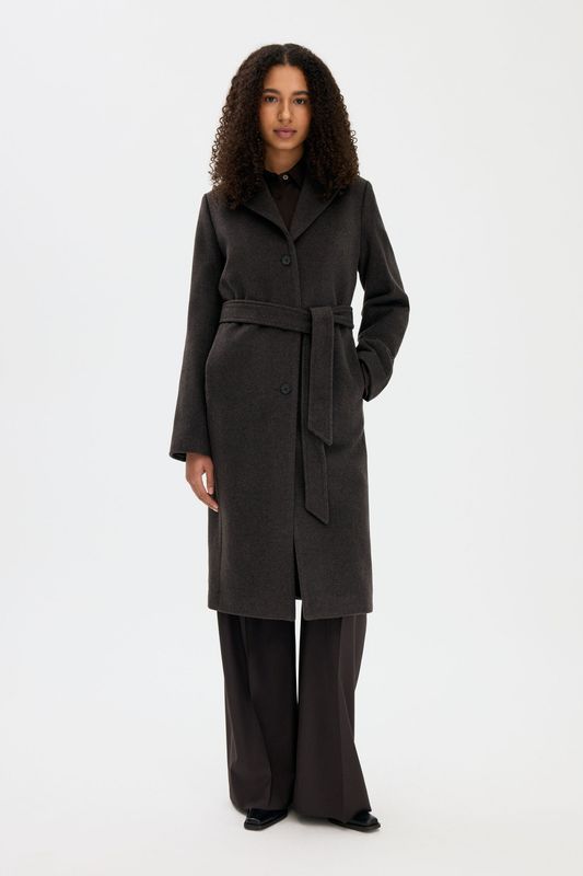 Thea Coat Dark Chocolate