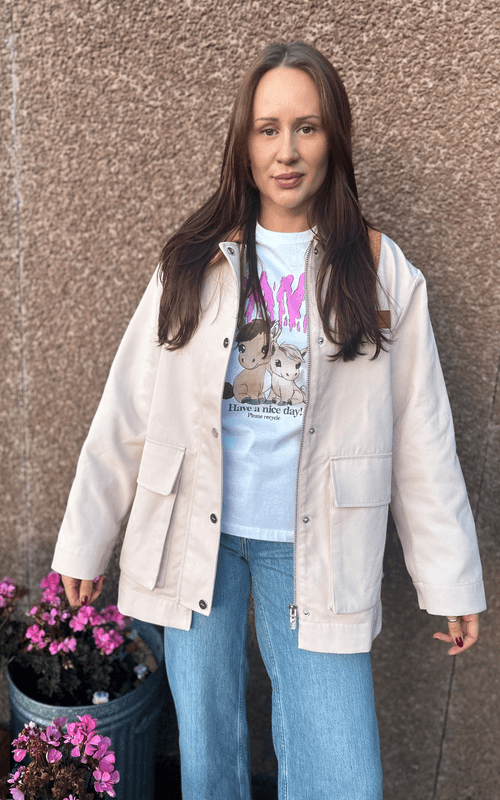 HEAVY TWILL Jacket Primrose Pink