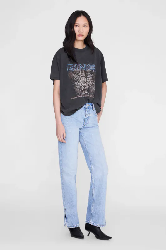 CADE Tee Leo Muse Washed Black