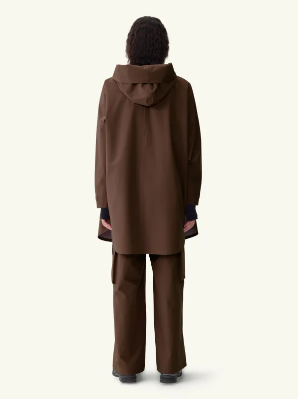 BERGEN Poncho Brownstone 
