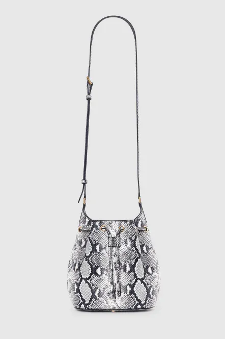 Hovedbilde MINI ALANA Bucket Bag Python ...