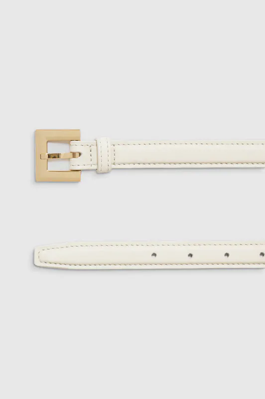 NICOLA Belt Ivory Gold