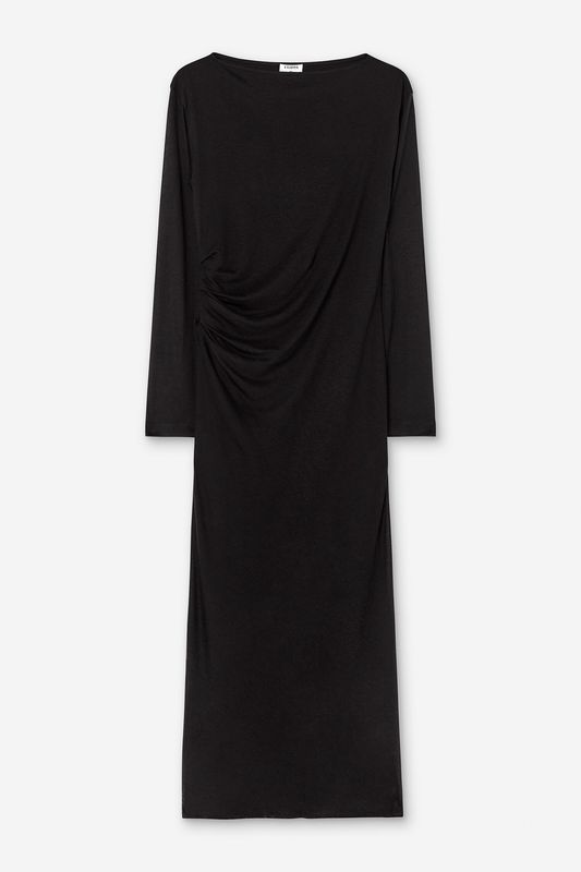 Lyocell Cashmere Dress Black