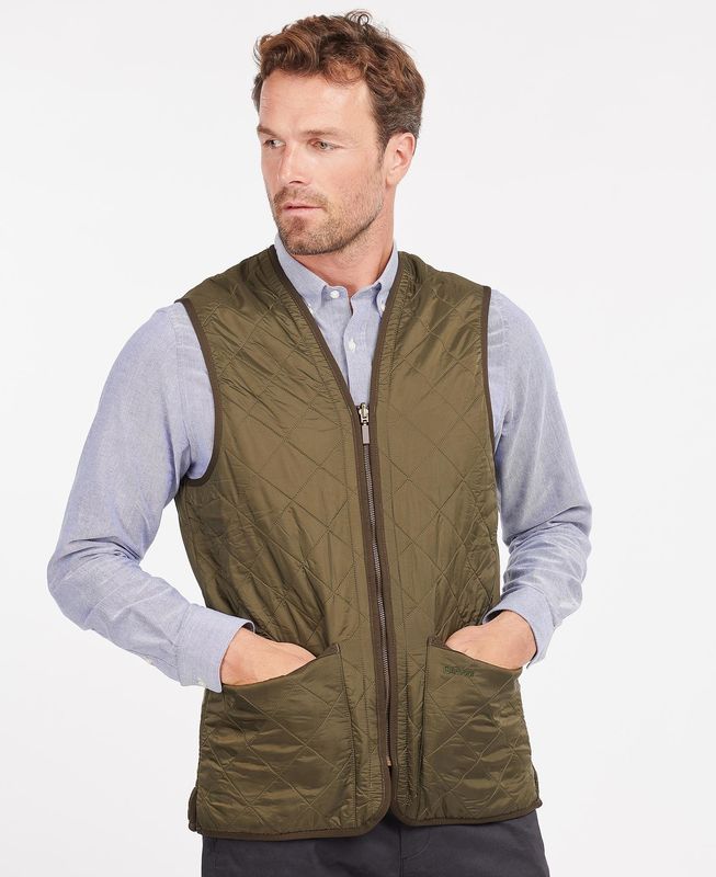 POLARQUILT Zip Liner Dk Olive