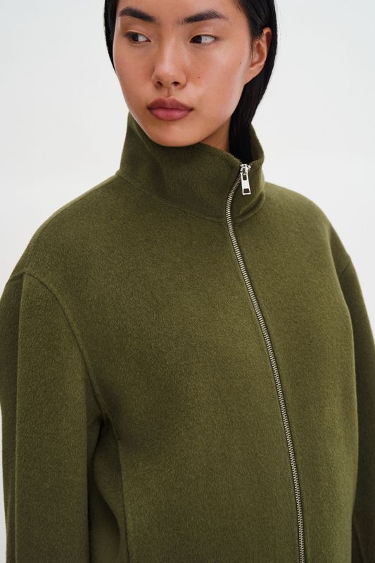 DAFINA Jacket Wool Midnight Green 