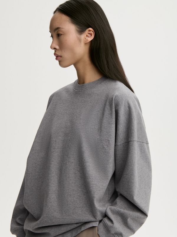 CARALA Organic Cotton Sweatshirt Grey Melange