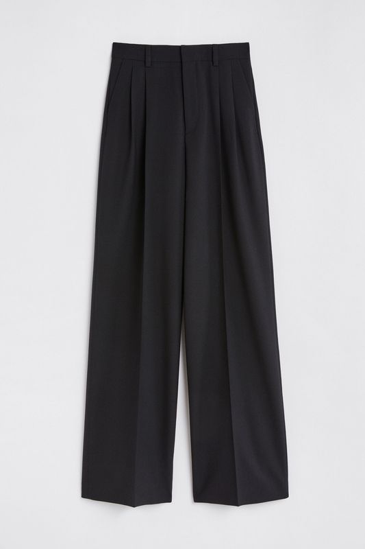 DARCEY Wool Trousers Navy