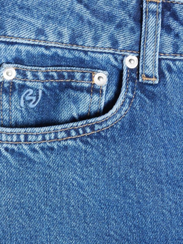 W Wide Jeans Mid Blue