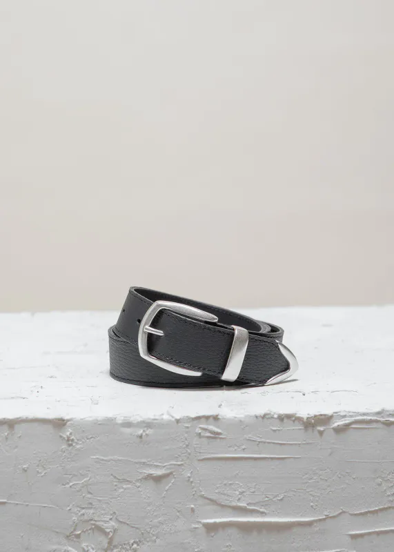 NEBEL Belt Black Silver