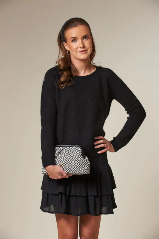 Sorrento Crinkled Black