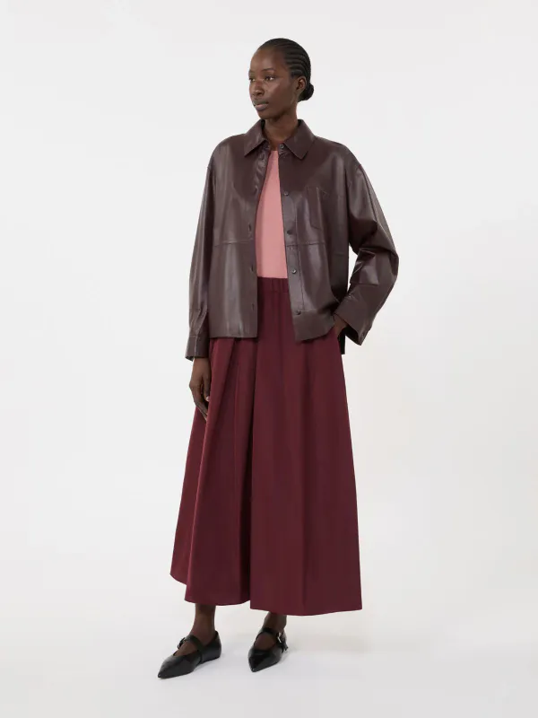 SCATOLA Nappa Jacket Bordeaux