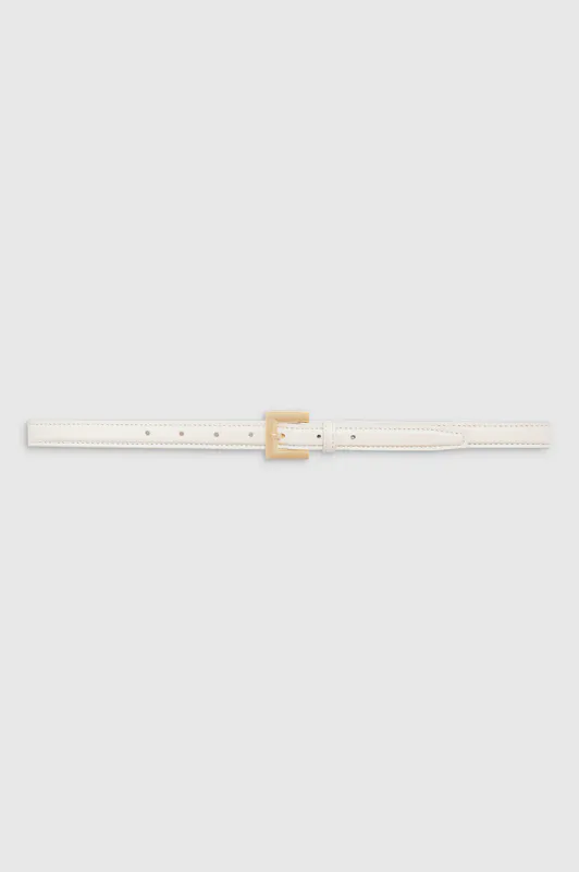 NICOLA Belt Ivory Gold