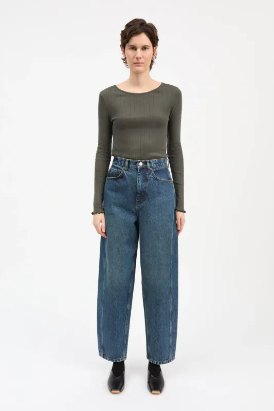 EDIE Blouse Dark Green 