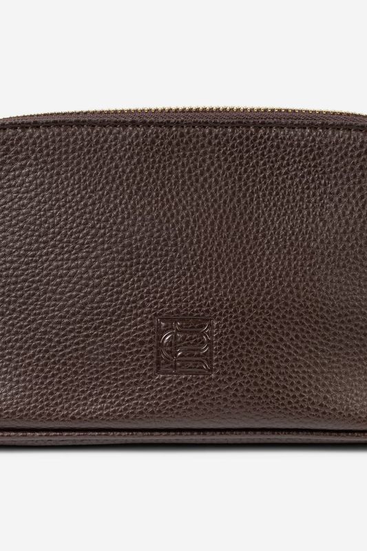 Cosmetic Pouch Small Dark Brown