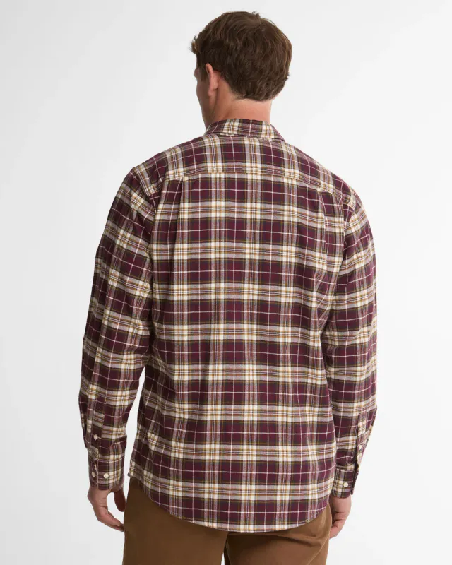 TELFIELD Regular Shirt Bordeaux