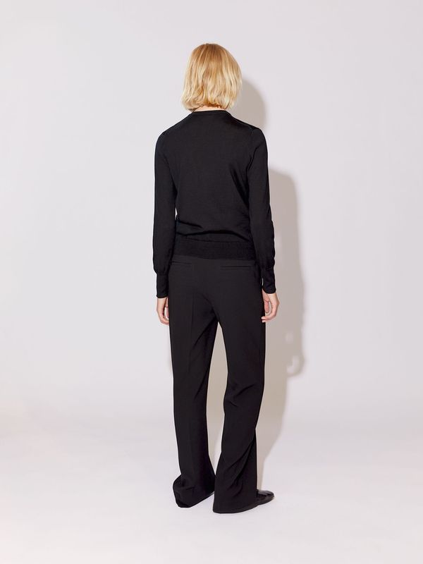 MERINO Short Cardigan Black