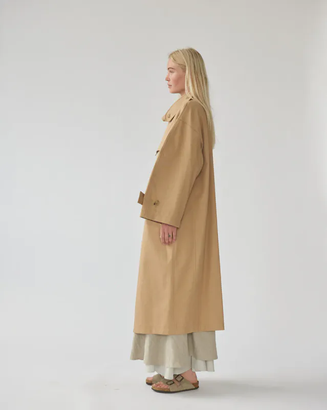Water Resistant Coat Beige
