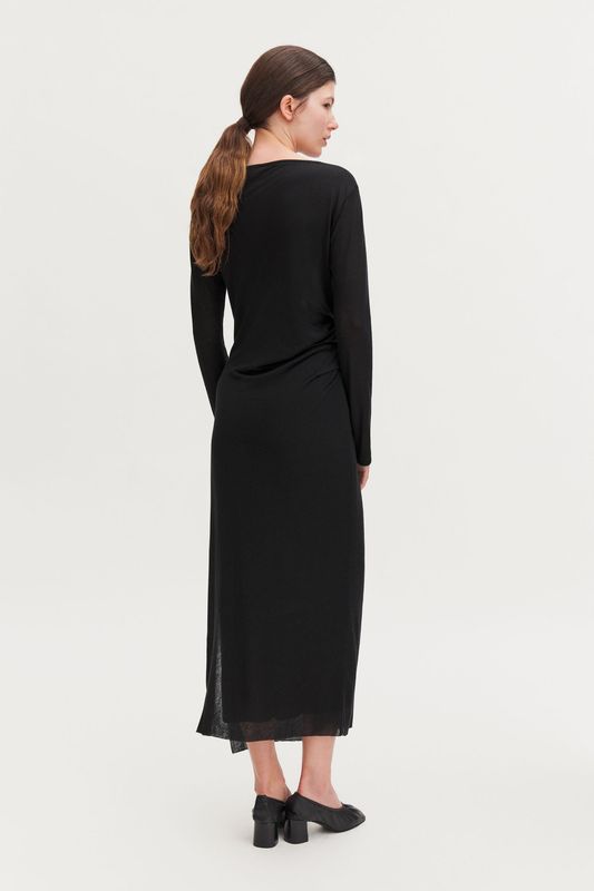 Lyocell Cashmere Dress Black