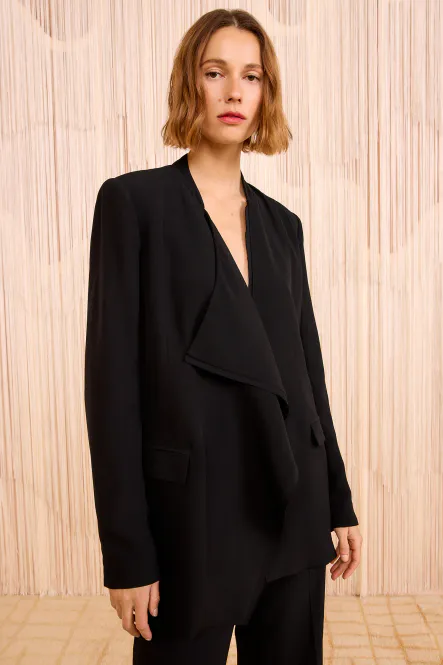 Hovedbilde ELEA Draped Front Jacket Noir