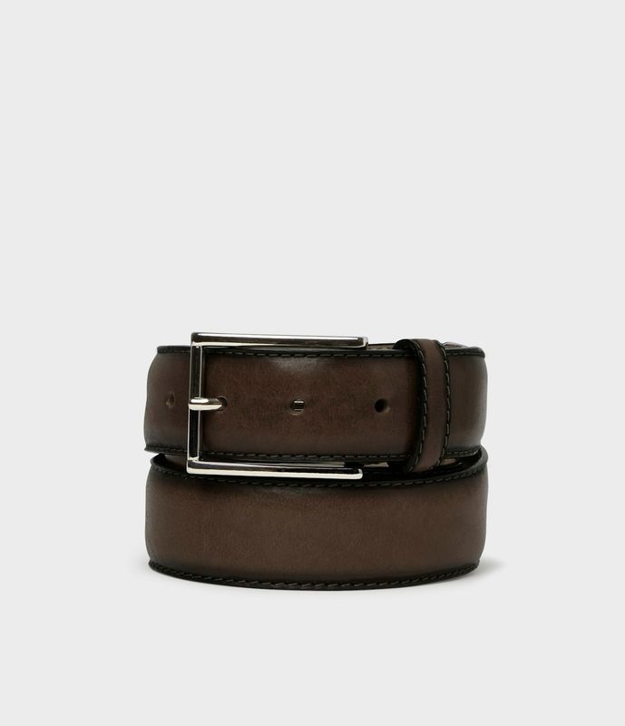 ARTHUR skinnbelte Dk.Brown 