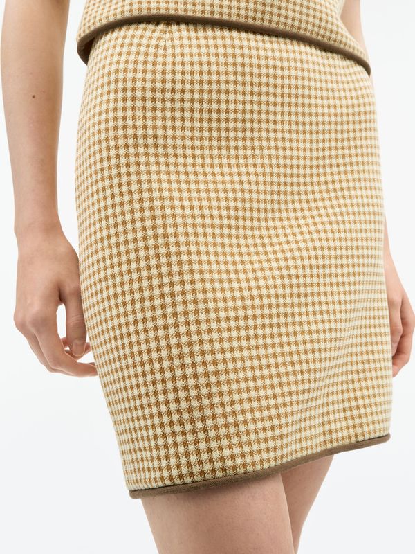 Clover Skirt Knit Chai Latte Brown