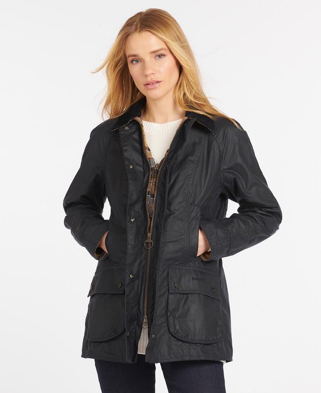 BEADNELL Wax Jacket Navy 