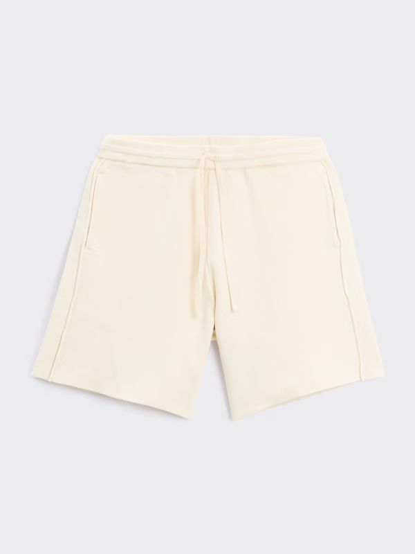 Summer Cashmere-Blend Shorts Ecru
