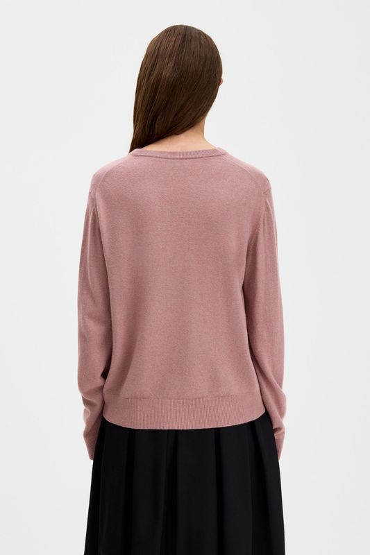 Soft Wool Crewneck Light Pink