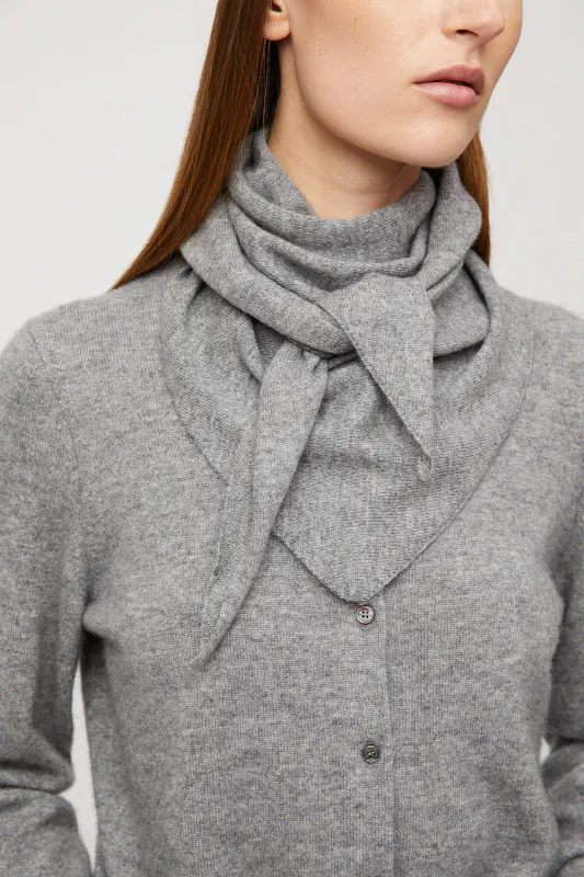 MEMOIR Cashmere Scarf Jet Black