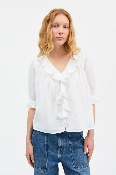 Hovedbilde CLEA Blouse Optic White