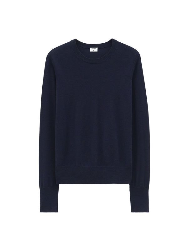 MERINO R-NECK SWEATER Navy